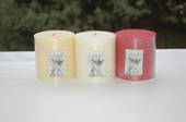 Candle - pillar 9 x 9 cm