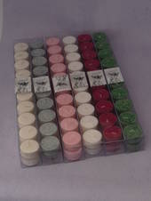 Scented tea light candles