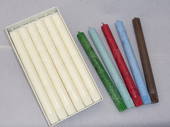 Candles - straights 25cm dark green